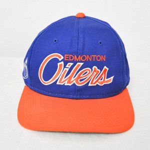 Vintage Edmonton Oilers Sports Specialties Snapback Hat